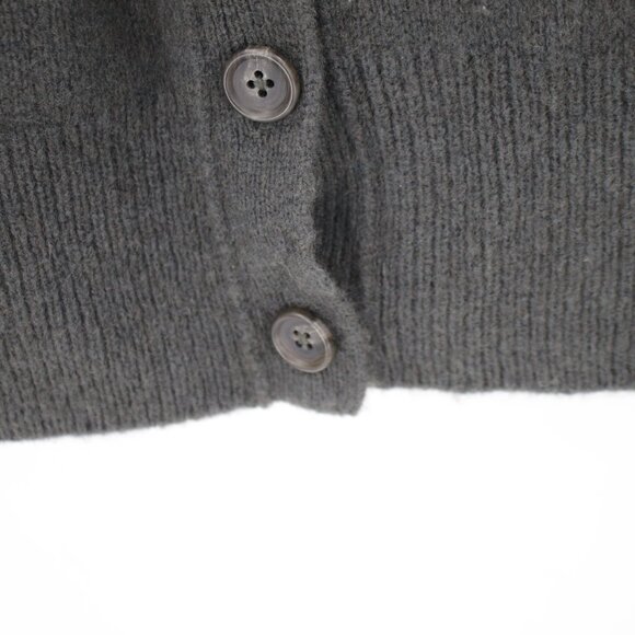 JAMES PERSE sweater Cardigan Womens 1 Cashmere Knit Long Sleeve V Neck green - Picture 4 of 11